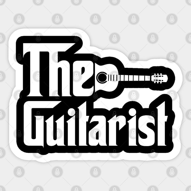 The guitarist music band . Perfect present for mother dad friend him or her Sticker by SerenityByAlex